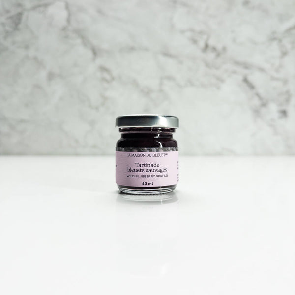 Tartinade de bleuets sauvages en pot de 40 ml