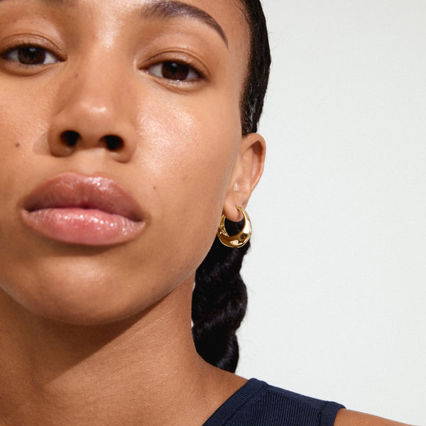 DUNE gold-plated earrings