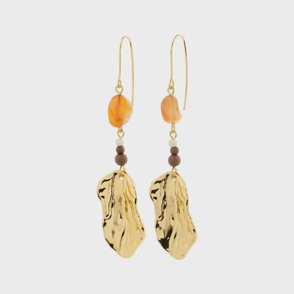 ECLIPSE gold-plated earrings