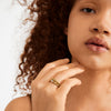 SHIFT gold-plated ring