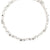 SUNSET recycled silver necklace -plated