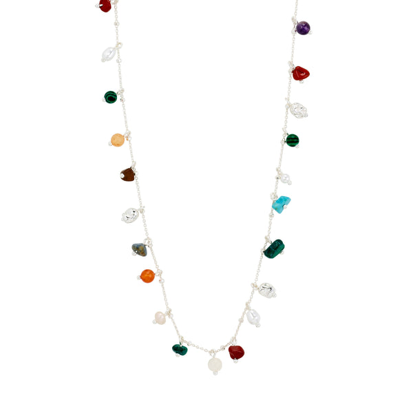 BETWEEN silver plated necklace