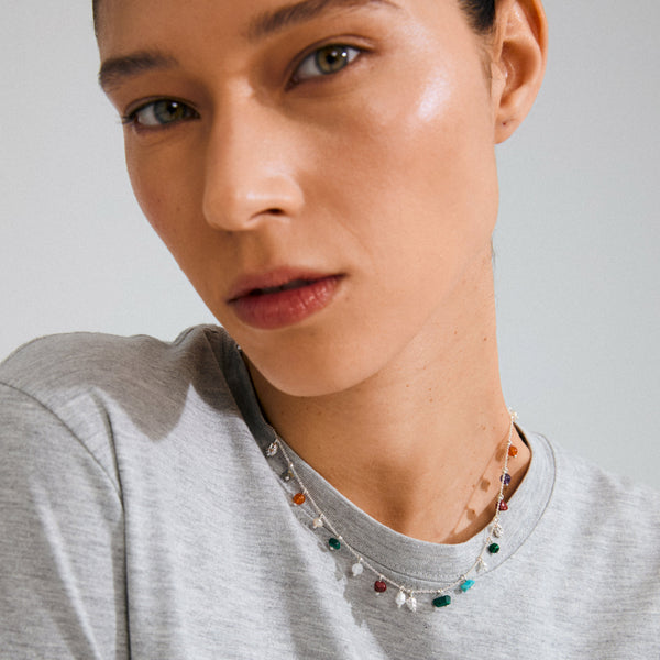 BETWEEN silver plated necklace