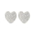 DUNE heart earrings gold- plated