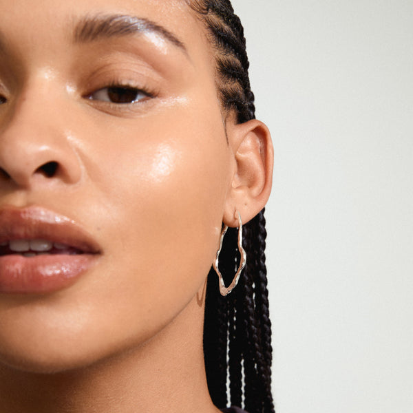 DYLAN silver-plated earrings