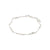 ARIF ankle chain silver-plated