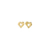 (W) Boucles d’oreilles : Iris : Plaqué or