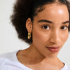 KAYDEN gold-plated creoles