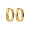 KAYDEN gold-plated creoles