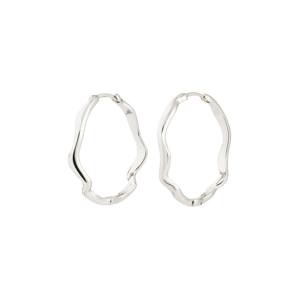 LARKIN silver-plated earrings