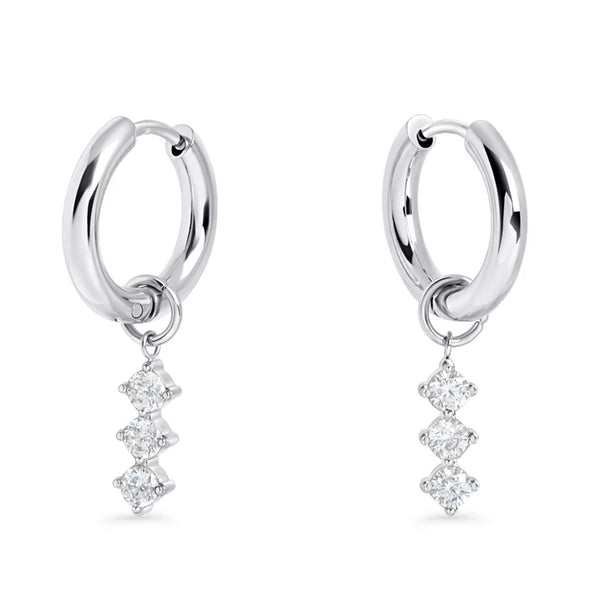 Boucles d'oreille Huggie Lazuli