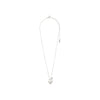 SOPHIA recycled heart pendant necklace silver -plated