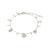 Bracelet : Mylan : Plaqué argent : Blanc