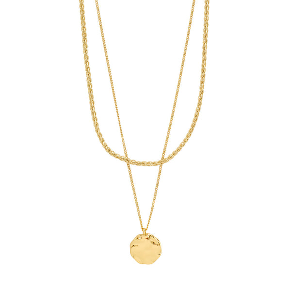 DECLAN 2 in 1 necklace set, gold plated