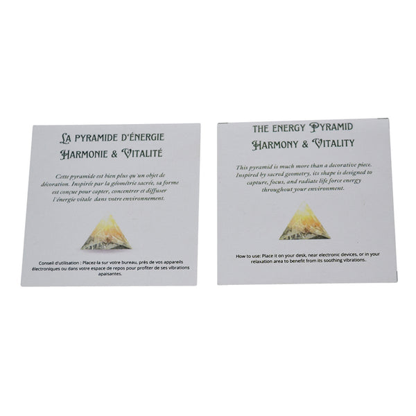 Pyramide Tourmaline Metatron Pierre