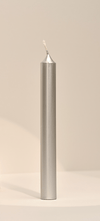 Bougie droite Argent