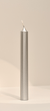 Bougie droite Argent