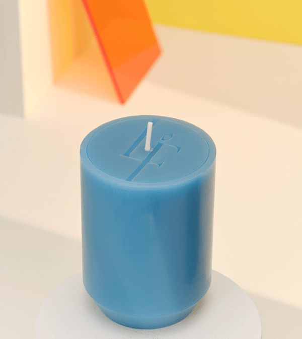 Bougie fumeur Bleu Monoï