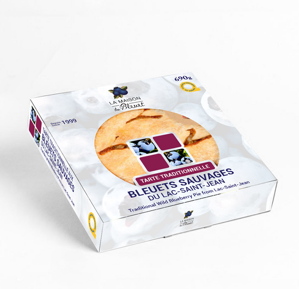 Tarte bleuets sauvages 9po