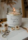 Sunflower & Flower Candle