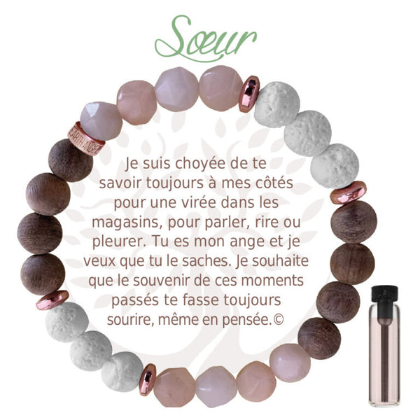 Bracelet Aroma Brun: Soeur