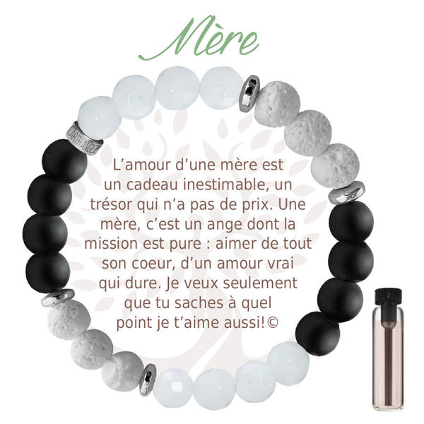 Bracelet Aroma noir : Mère