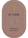 Boucles d'oreilles: Je T'aime