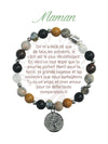 Bracelet Earth Angel Argent Foncée : Maman