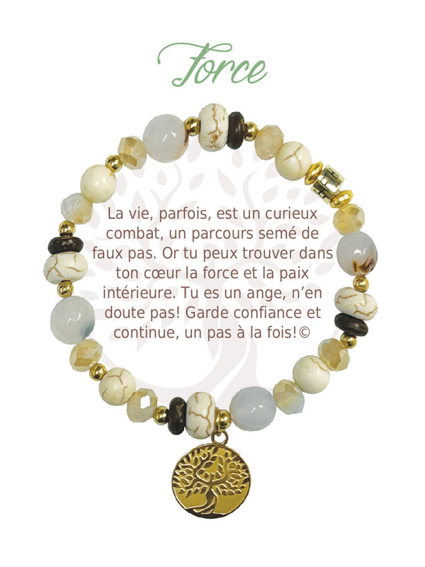 Bracelet Earth Angel Or : Force