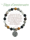 Bracelet Earth Angel Argent Foncé : Voeux d'anniversaire