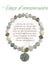 Bracelet Earth Angel Argent : Voeux d'anniversaire