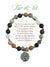 Bracelet Earth Angel Argent Foncé : Fier de toi