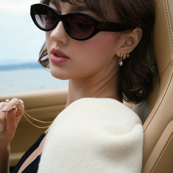 Boucles d'oreilles Clemence argent