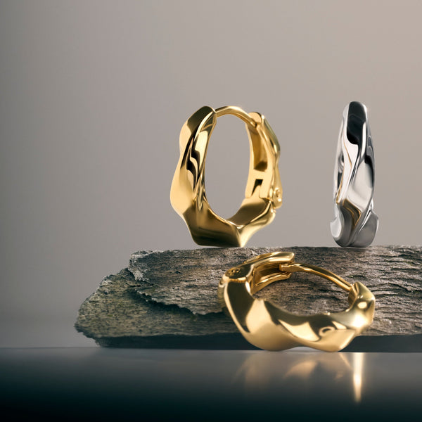 Boucles d'oreilles Aubery or