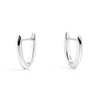 Boucles d'oreille Vibrato Huggie argent