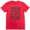 Tee-shirt Rouge Cerise avec dessin à l'avant
