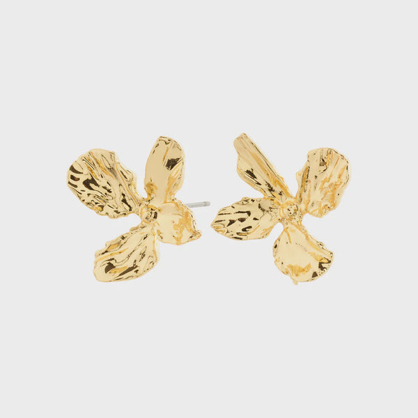 DREAM gold-plated earrings