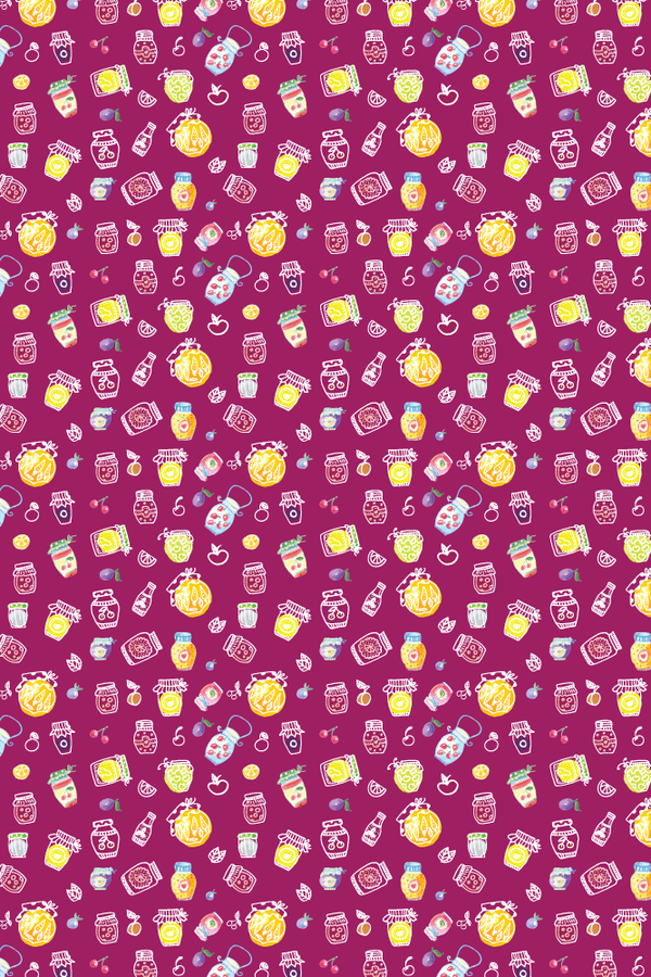 Serviette Vaisselle Fushia Dos