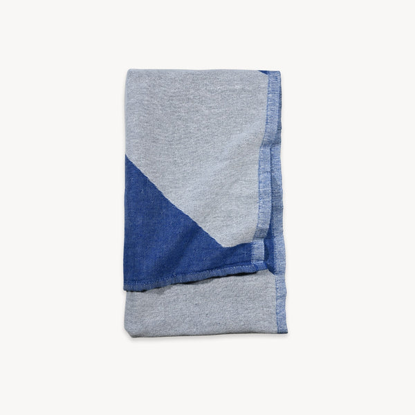 Serviette – Diagonal Stone Blue