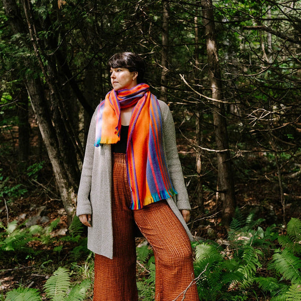 SEAMLESS SCARF. SUNSET MULTI