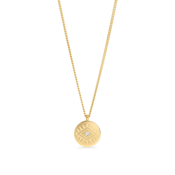 Collier pendentif iris