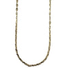 La Maison du Bleuet Intégrité gold 14K PVD stainless steel Figaro chain necklace with a 4mm fine link design