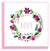Carte de vœux florale LOVE en quilling