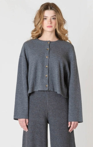 Cardigan côtelé