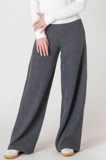 Pantalon côtelé à jambes larges