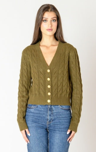 Cardigan torsadé