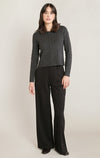 FUR LAPEL CARDIGAN