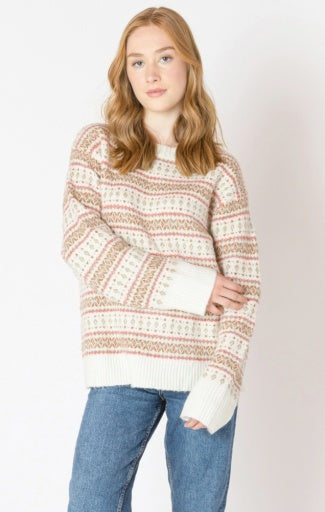 Pull à motifs oversize