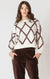 Pull à carreaux losange