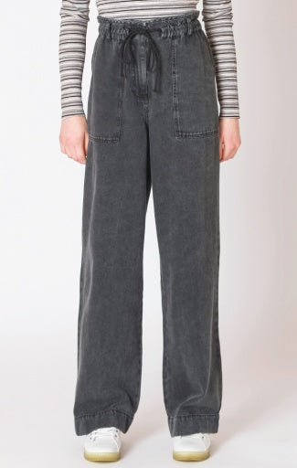 Pantalon en denim à jambes larges